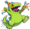 Rentzilla mascot celebrate